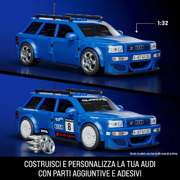 MATTEL Brick Shop Hot Weels Speed Audi Avant Rs2 - JGR28