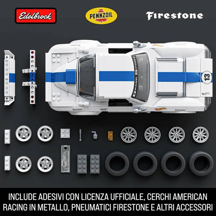 MATTEL Brick Shop Hot Wheels Corvette Grand Sport - JGR31