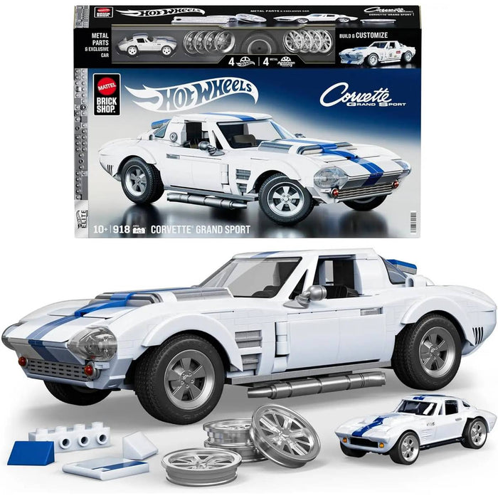 MATTEL Brick Shop Hot Wheels Corvette Grand Sport - JGR31