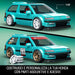 MATTEL Brick Shop Hot Weels Speed Honda Civic 90 - JHF62
