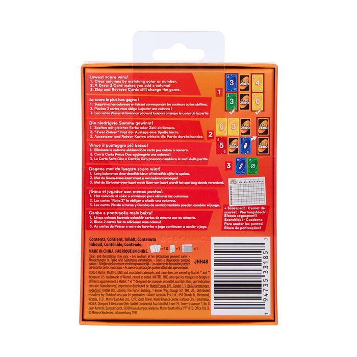 MATTEL Uno Zero - JHH48