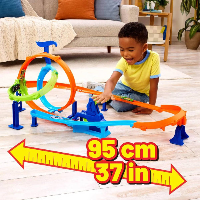 MATTEL Hot Wheels Stunt Tracks Mega Ciclone - JHK73
