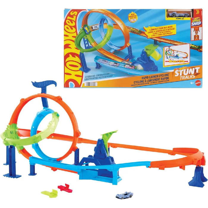 MATTEL Hot Wheels Stunt Tracks Mega Ciclone - JHK73