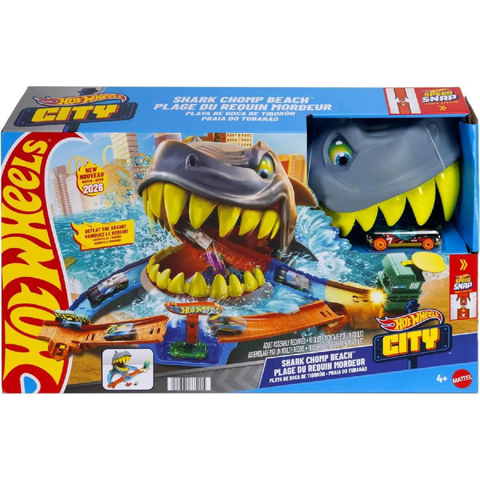 MATTEL Hot Wheels Squalo Scontri In Spiaggia - JHL96