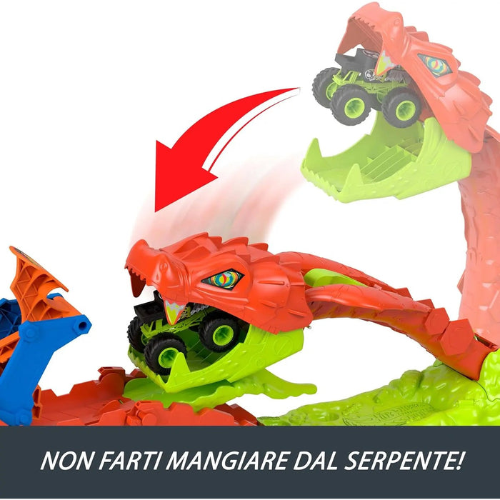 MATTEL Hot Wheels Monster Trucks Attacco Del Serpente