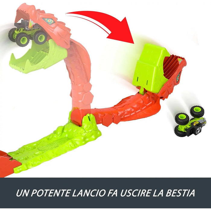 MATTEL Hot Wheels Monster Trucks Attacco Del Serpente
