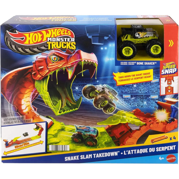 MATTEL Hot Wheels Monster Trucks Attacco Del Serpente