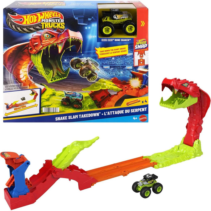 MATTEL Hot Wheels Monster Trucks Attacco Del Serpente