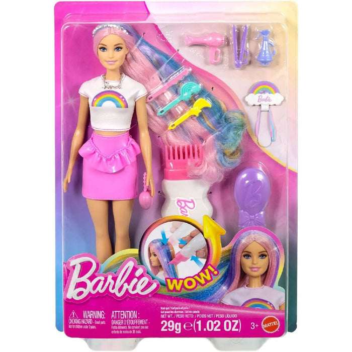 MATTEL Barbie Capelli Arcobaleno - JJP07