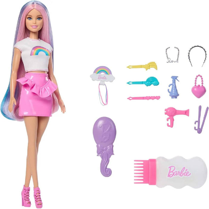 MATTEL Barbie Capelli Arcobaleno - JJP07