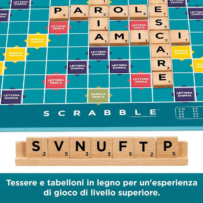 MATTEL Scrabble In Legno - JLJ56
