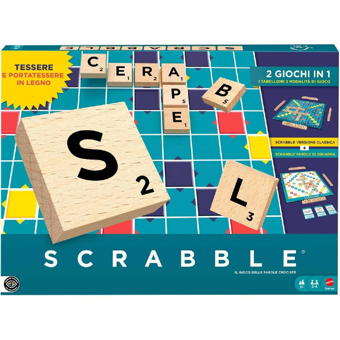 MATTEL Scrabble In Legno - JLJ56