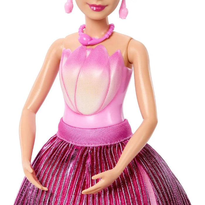 MATTEL Barbie Petal Pop Doll Tulipano Rosa - JMF57