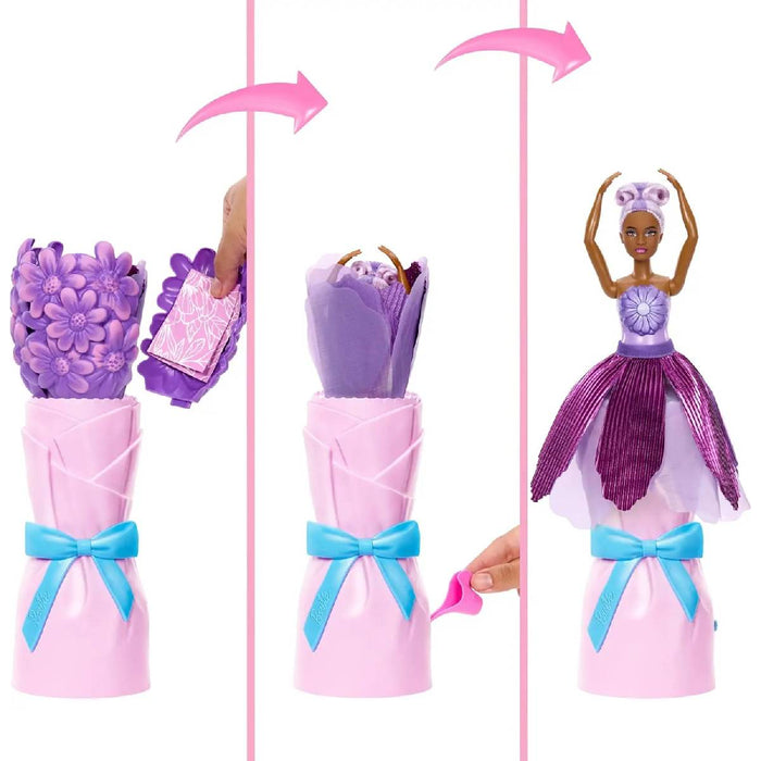 MATTEL Barbie Petal Pop Doll Margherita Viola - JMF58