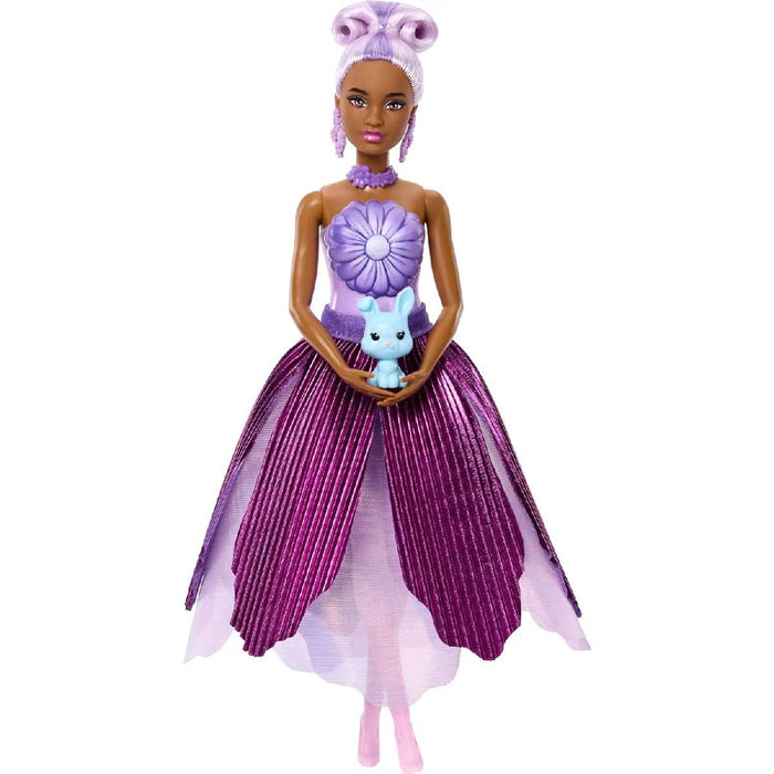 MATTEL Barbie Petal Pop Doll Margherita Viola - JMF58