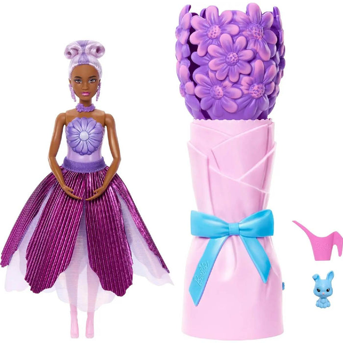MATTEL Barbie Petal Pop Doll Margherita Viola - JMF58