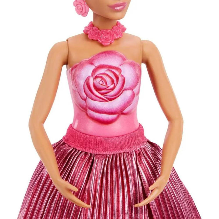 MATTEL Barbie Petal Pop Doll Rosa Rossa - JMF59