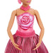 MATTEL Barbie Petal Pop Doll Rosa Rossa - JMF59