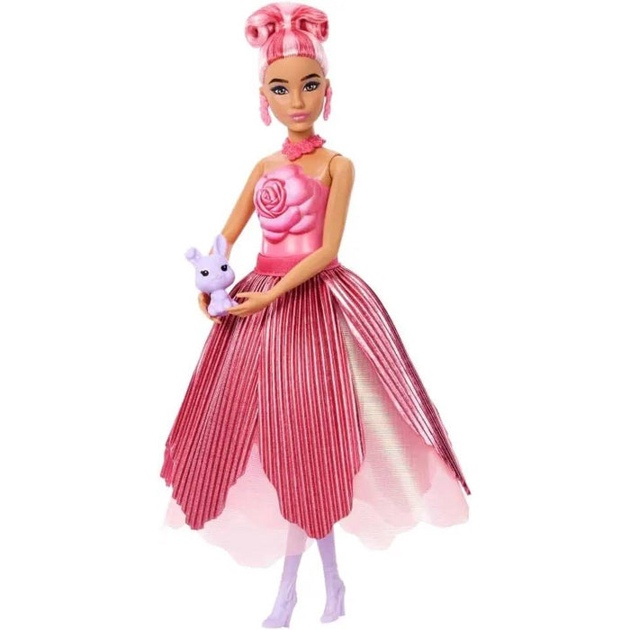 MATTEL Barbie Petal Pop Doll Rosa Rossa - JMF59