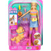 MATTEL Barbie Bionda Con Cucciolo Sui Pattini