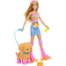 MATTEL Barbie Bionda Con Cucciolo Sui Pattini