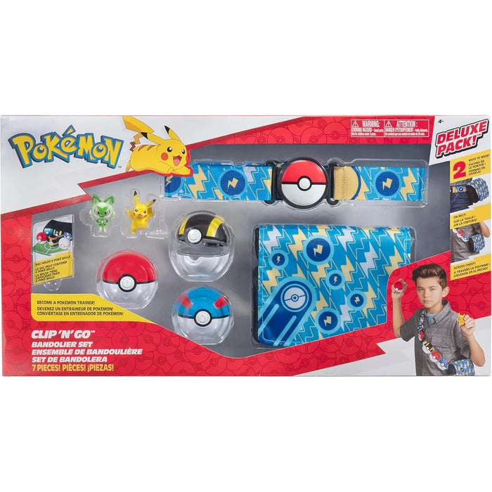 REI TOYS Pokemon Set Bandoliera Pokemon Clip 'N' Go