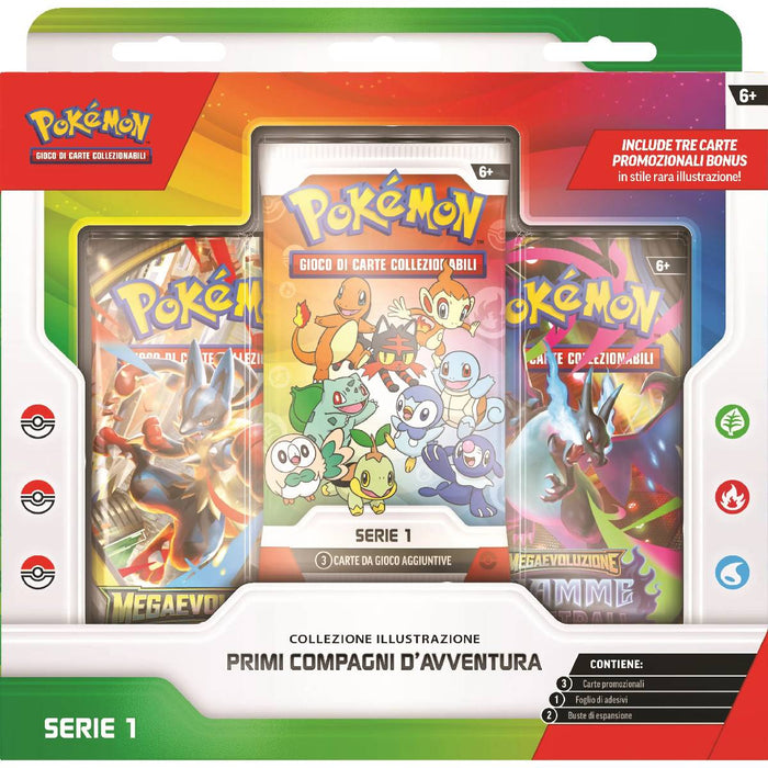 GAMEVISION Pokémon Collezione Illustrazione Primi Compagni D'Avventura - CARPK10358-I