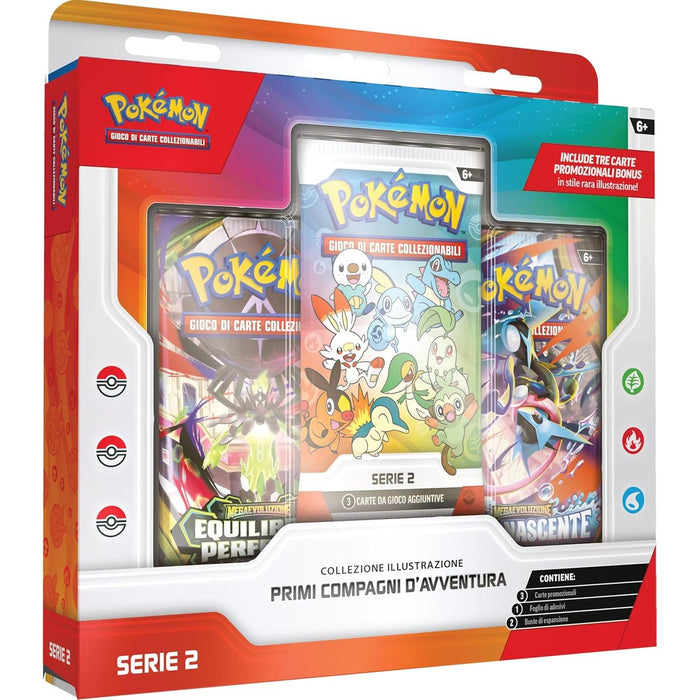 GAMEVISION Pokémon Collezione Illustrazione Primi Compagni D’Avventura - Serie 2