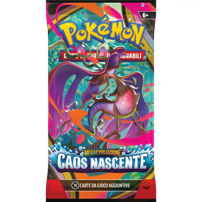 GAMEVISION Pokemon Megaevoluzione Caos Nascente Busta - CARPK10407-I