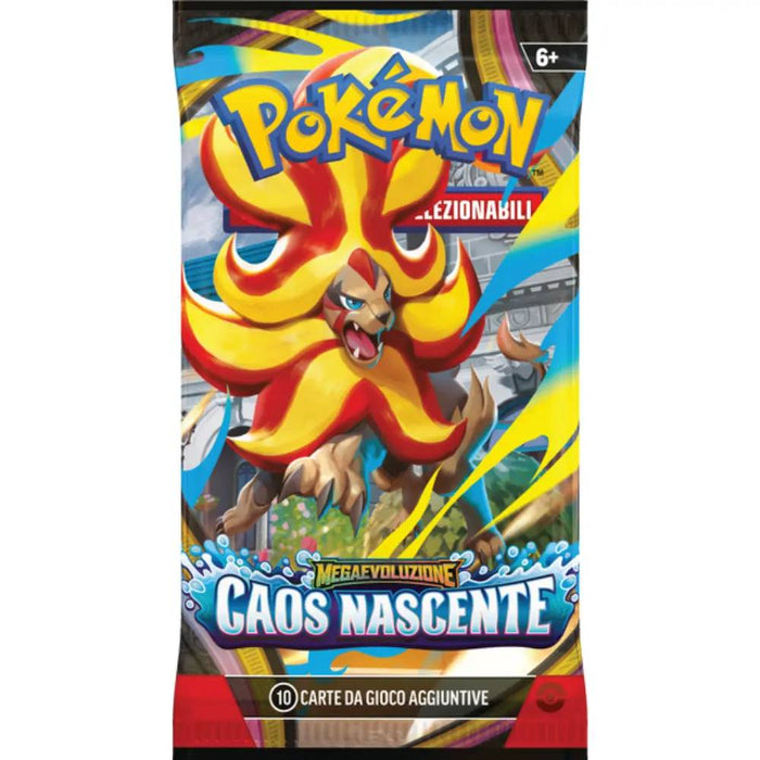 GAMEVISION Pokemon Megaevoluzione Caos Nascente Busta - CARPK10407-I