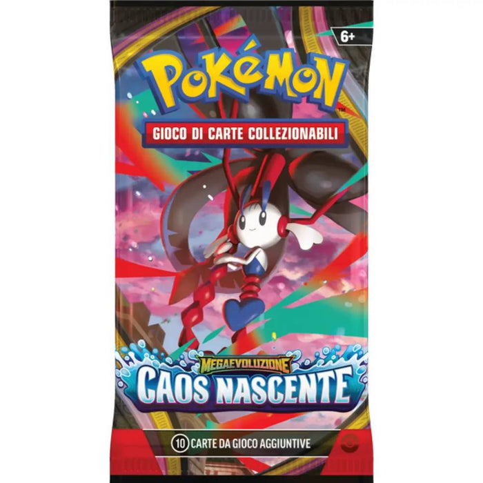 GAMEVISION Pokemon Megaevoluzione Caos Nascente Busta - CARPK10407-I