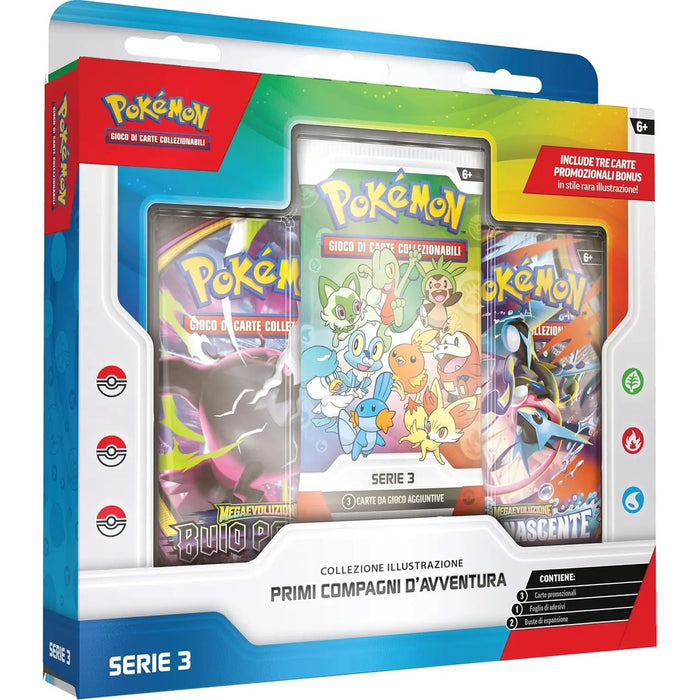 GAMEVISION Pokemon Collezione Illustrazione Primi Compagni D’Avventura Serie 3