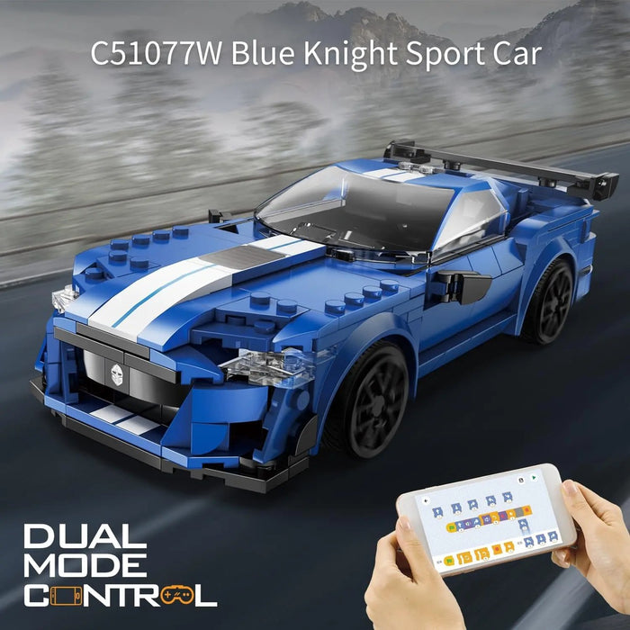 CADA Veicolo Blue Knight Radiocomandato - Blu - 325 Pezzi
