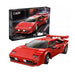 CADA Auto Sportiva Rossa Telecomandata Rc Red Shadow Racing Car - 328 Pezzi