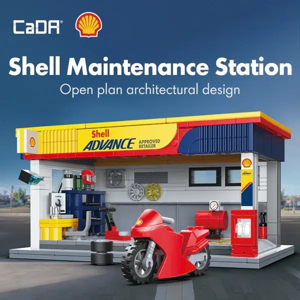 CADA Stazione Di Servizio Shell - 330 Pezzi
