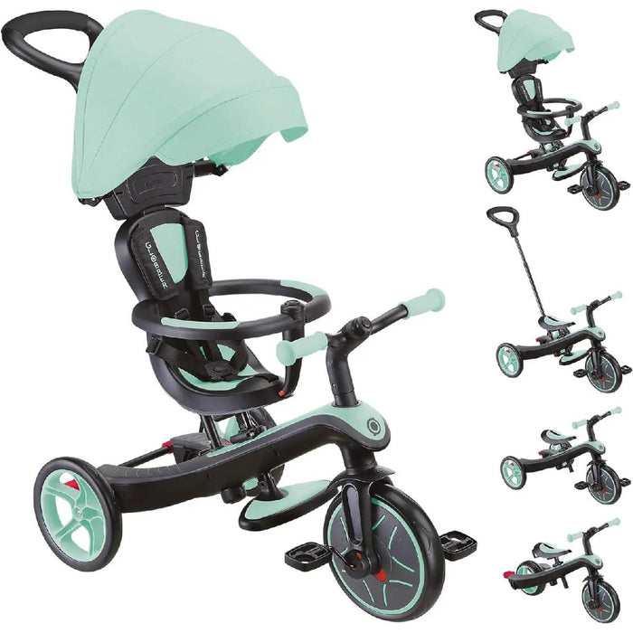 PROLUDIS Globber Xplorer Trike 4 In 1 Mint Deluxe - IDD634-206