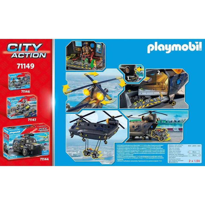 PLAYMOBIL Elicottero Unità Speciale - 71149