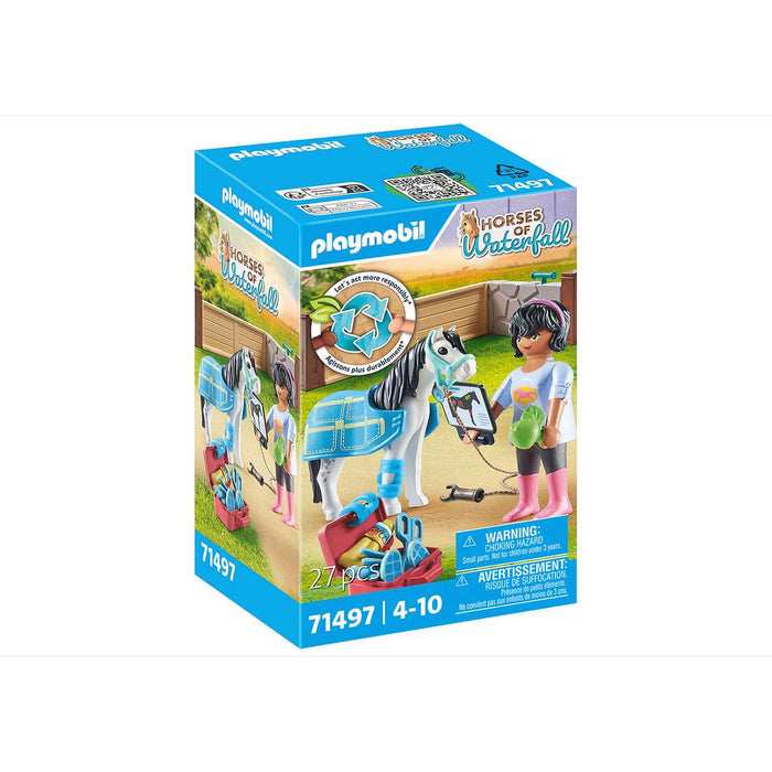 PLAYMOBIL Veterinaria Dei Cavalli - 71497