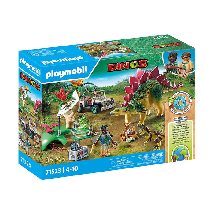 PLAYMOBIL Campo Base Con Dinosauri - 71523