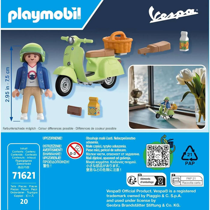 PLAYMOBIL 1969 Vespa 150 Sprint Veloce Verde Chiaro - 71621