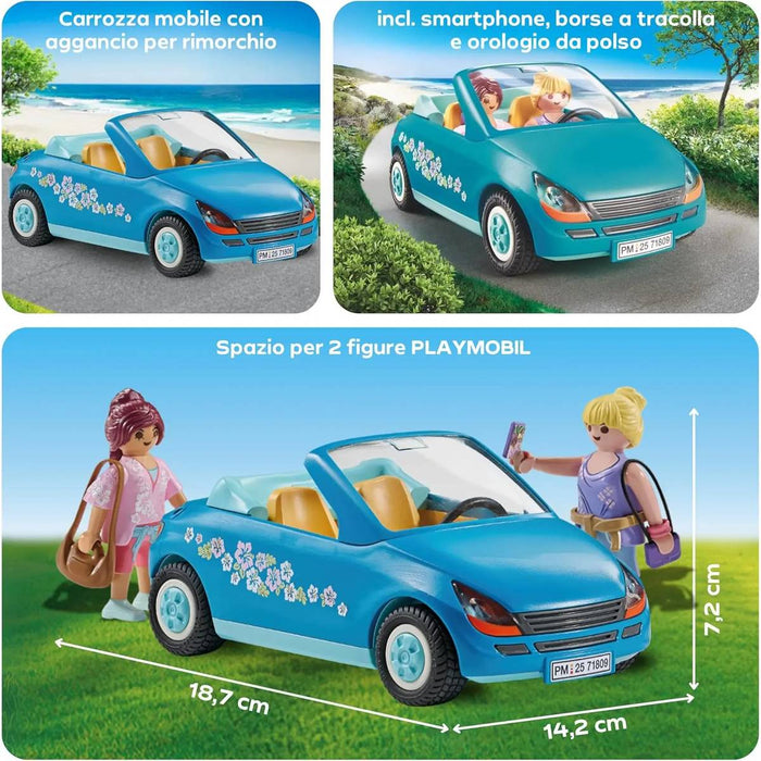 PLAYMOBIL Auto Cabrio Con Amiche - 71809