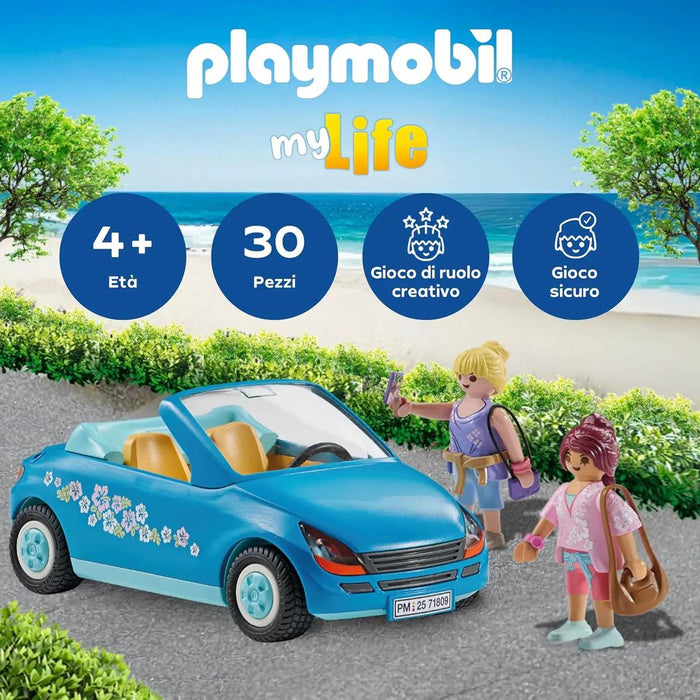 PLAYMOBIL Auto Cabrio Con Amiche - 71809