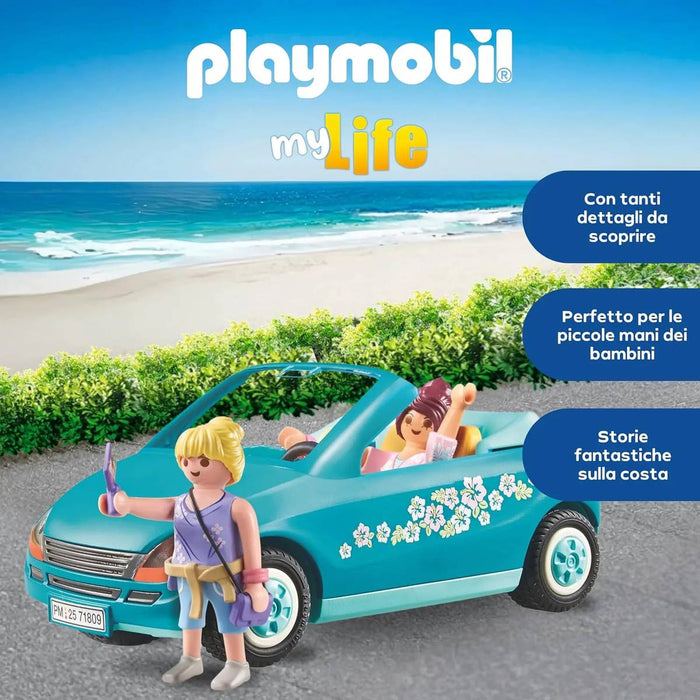 PLAYMOBIL Auto Cabrio Con Amiche - 71809