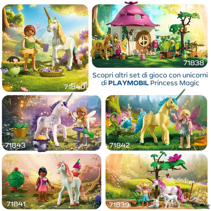 PLAYMOBIL Unicorno Sole Con Fata - 71842