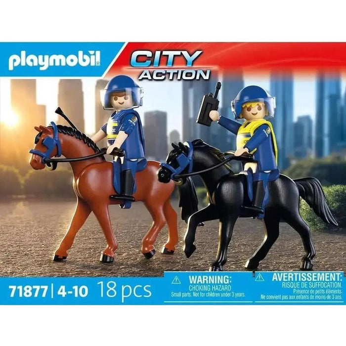 PLAYMOBIL Poliziotti A Cavallo - 71877