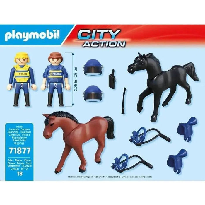 PLAYMOBIL Poliziotti A Cavallo - 71877