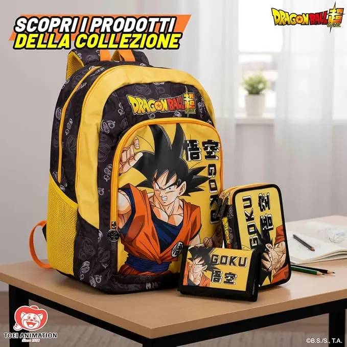 PANINI Dragonball Astuccio 3 Zip Giallo - 5378
