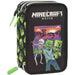 PANINI Astuccio 3 Zip Minecraft - 73537