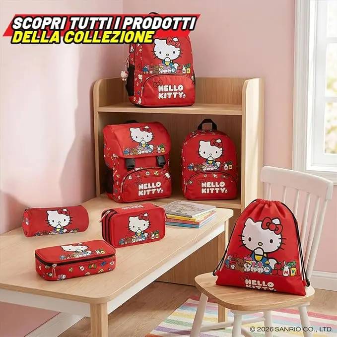PANINI Hello Kitty Astuccio 3 Zip - 75560