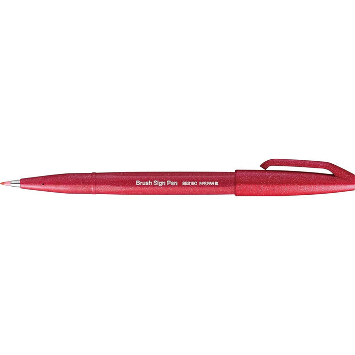 PENTEL Pennarello Sign Pen Brush Rosso